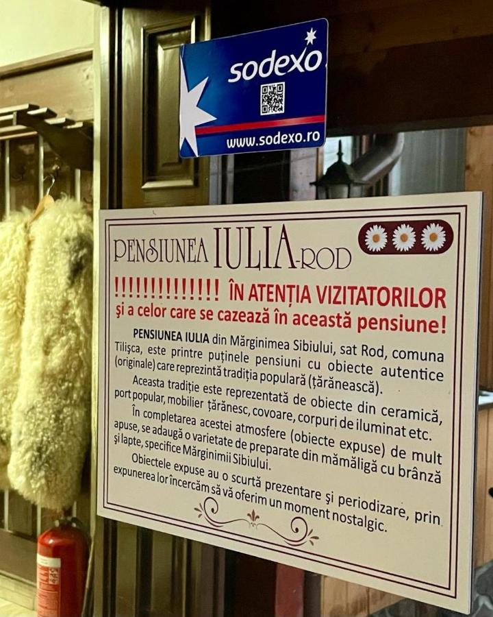 Pensiunea Iulia Rod Экстерьер фото